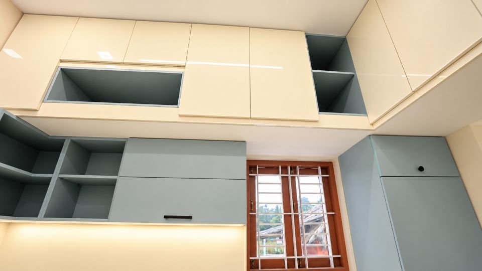 Kitchen overhead cabinets