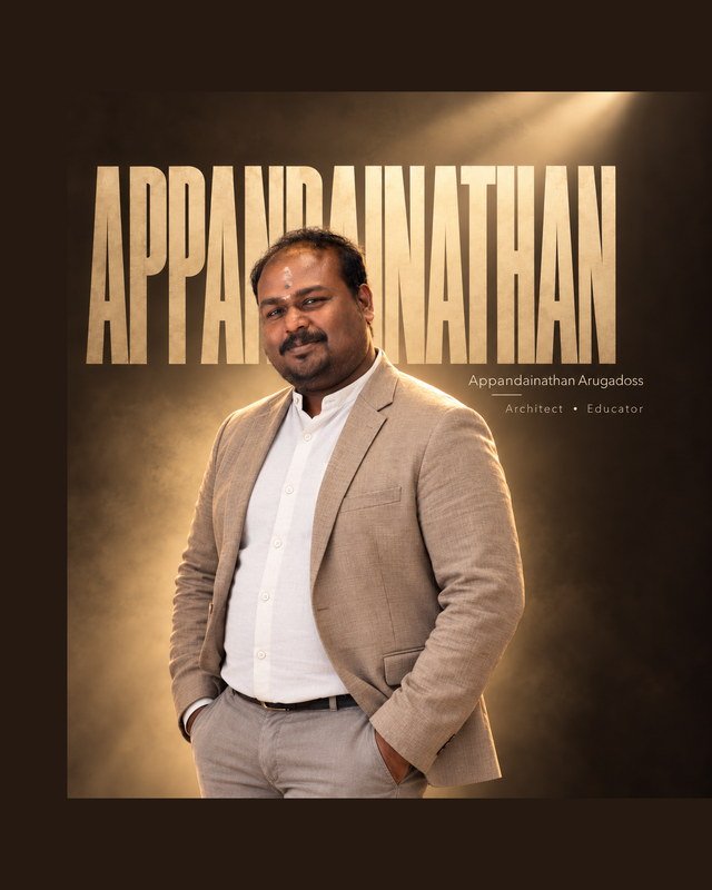 Ar. Appandainathan Arugadoss, architect